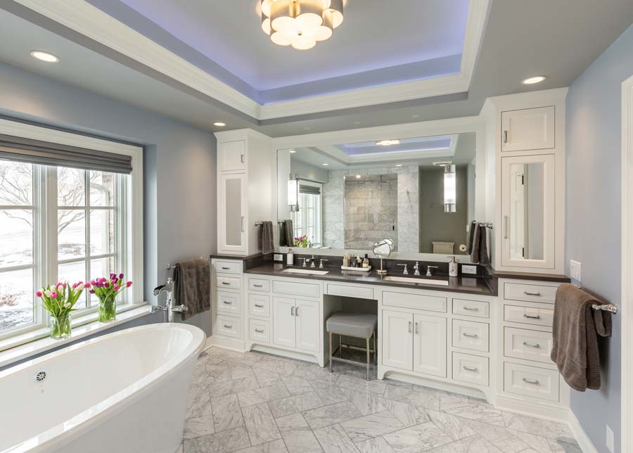 Lavish Master Bathroom in Mequon