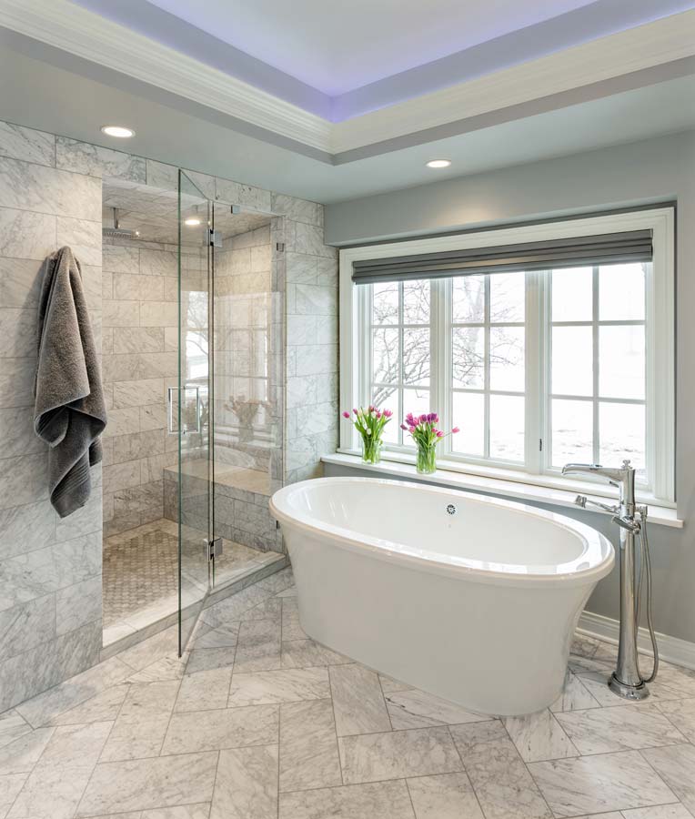 Lavish Master Bathroom in Mequon