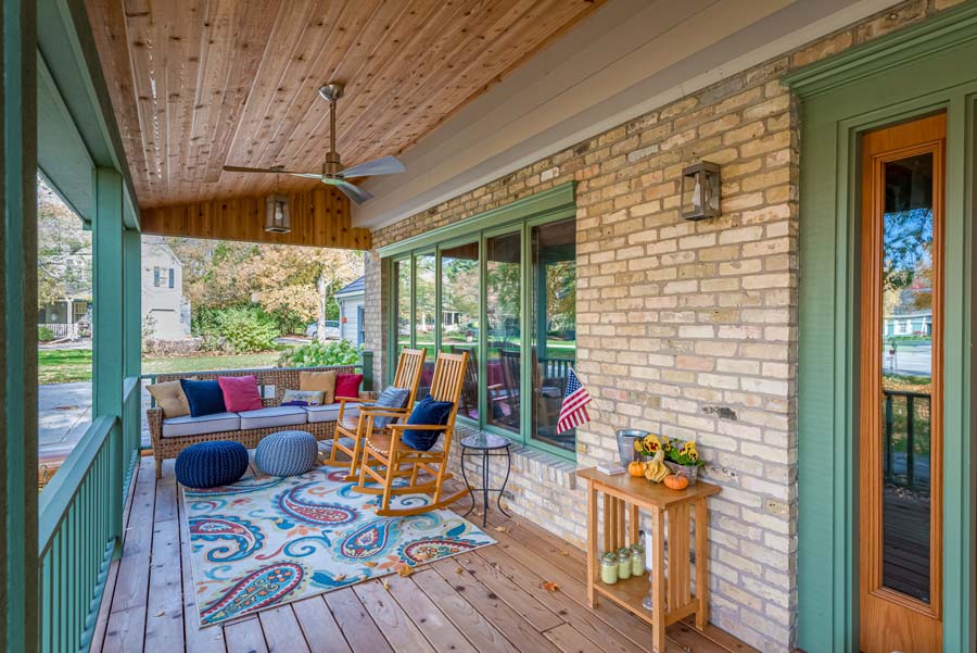 Relaxing Porch Addition in Mequon