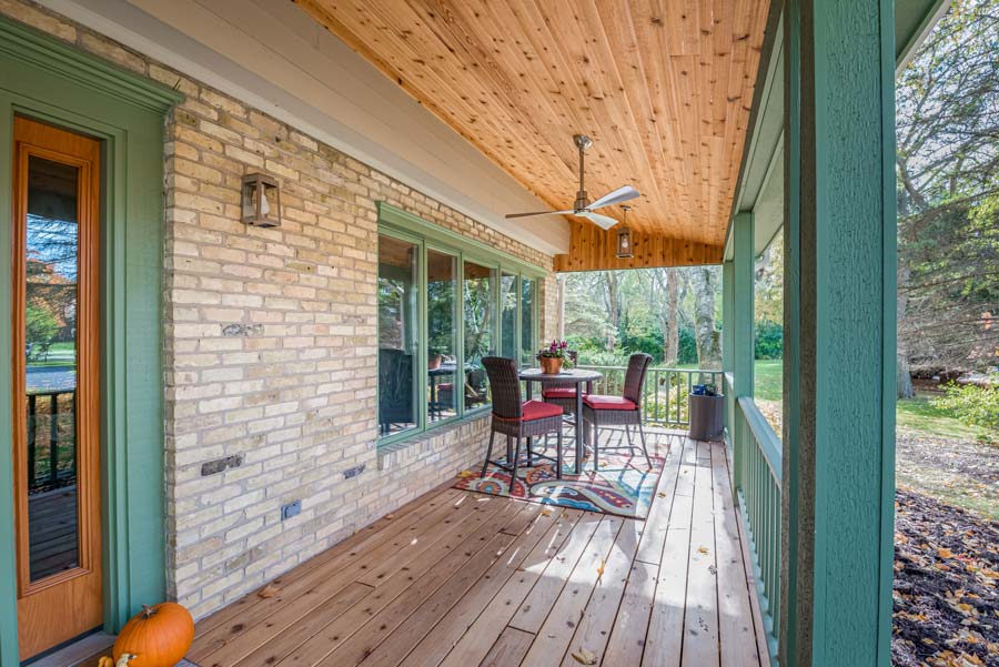 Relaxing Porch Addition in Mequon