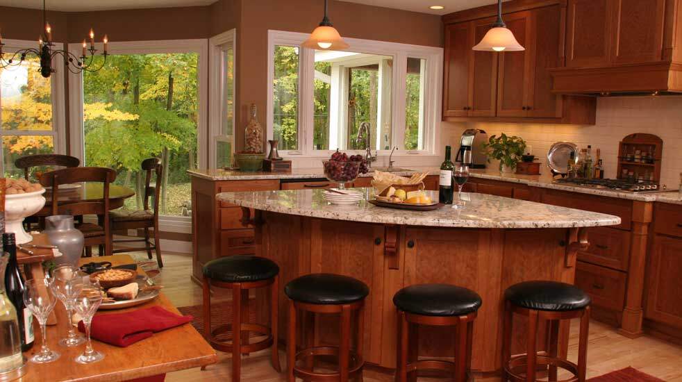 Craftsman Gathering Place Kitchen